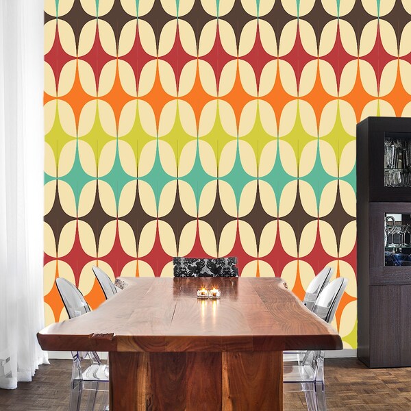 Retro Wallpaper Etsy UK