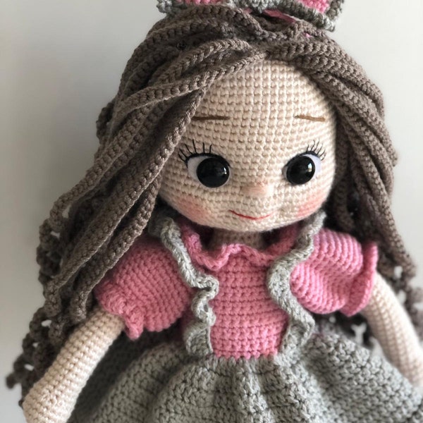 Amigurumi crochet doll,Amigurumi doll for sale,Amigurumi doll finished,Handmade crochet doll toy,gift for kids,knit doll,