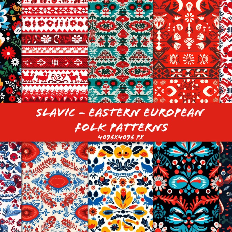 Slavik Pattern Slavic Fabric - Etsy
