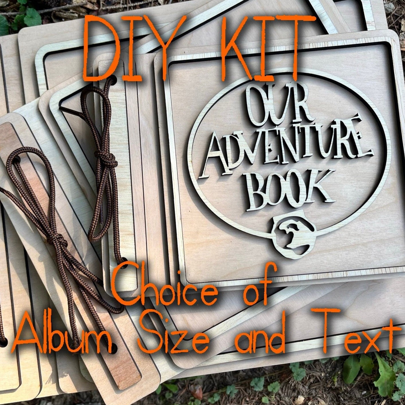 UP Adventure Book DIY KIT, Custom Wood Album Set, Choice of 3 Sizes, Fun  and Easy 