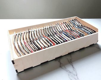 Paire d'organisateurs empilables universels en forme de rangement Topper
