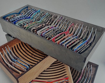 Paire d'organisateurs empilables universels en forme de rangement Topper