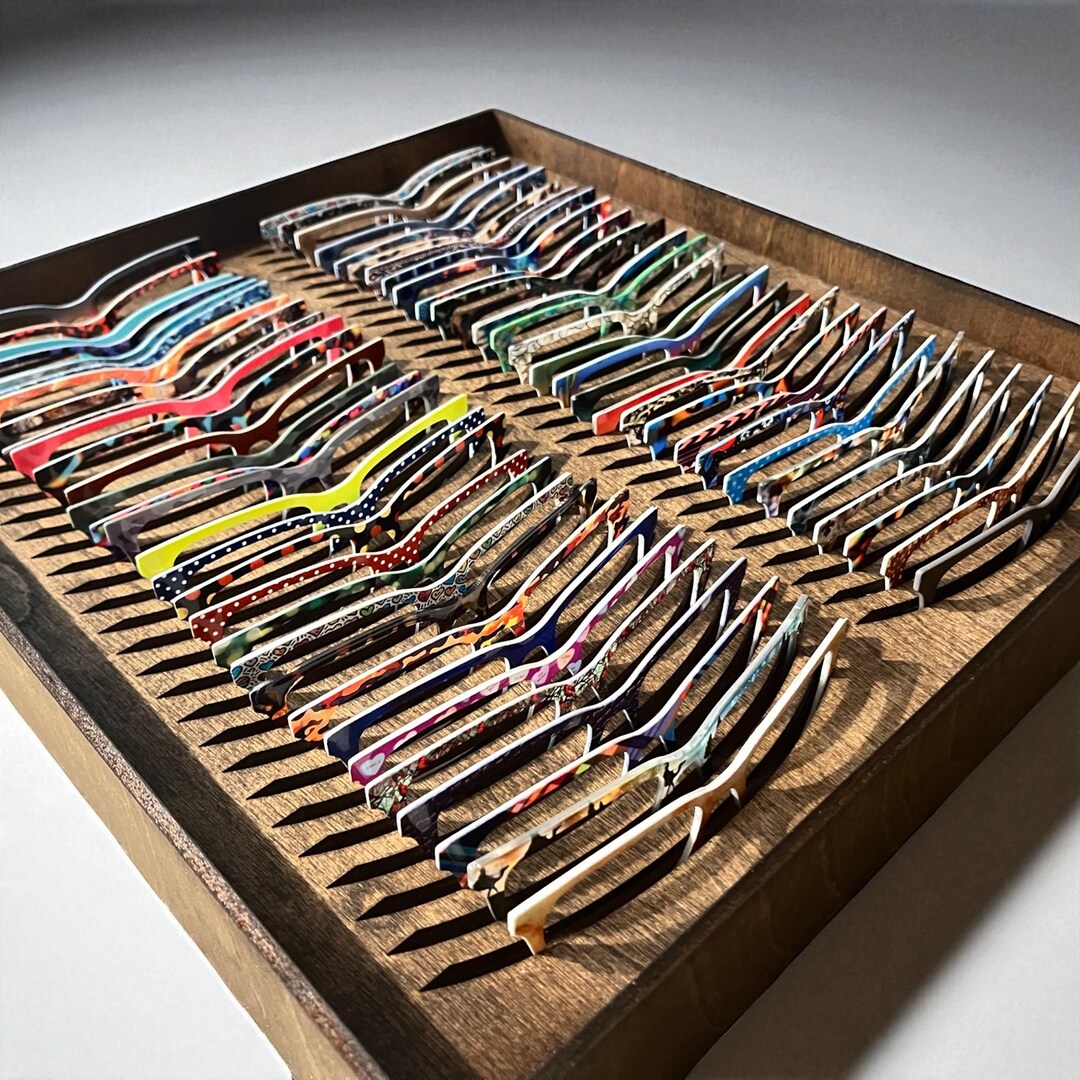 Pair Eyewear Topper Storage Organizer: Stackable 60-slot Design - Etsy
