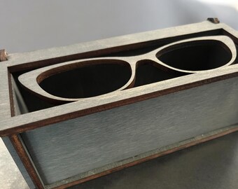 Paire de mallettes de rangement Ella avec cadre et insert pour env.  Plus de 20 décorations