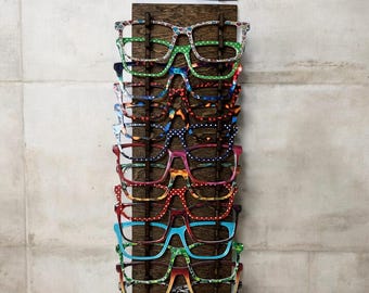 Paire de lunettes 15 panneaux de rangement avec dessus personnalisé
