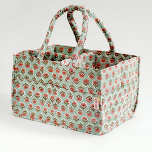 Floral Print Nappy Caddy