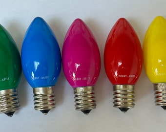 Set of 5 Extra Christmas bulbs
