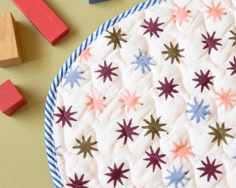 Reversible Quilted Baby Play Mat
