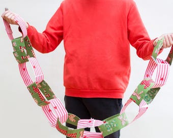 Guirlande de chaîne en tissu