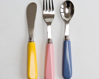 Pastel Childrens Cutlery Set
