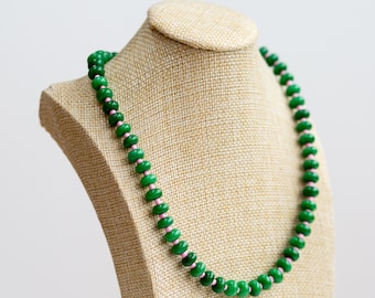 Colourful beaded necklace with freshwater pearl