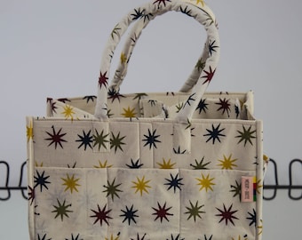 Star Print Nappy Caddy