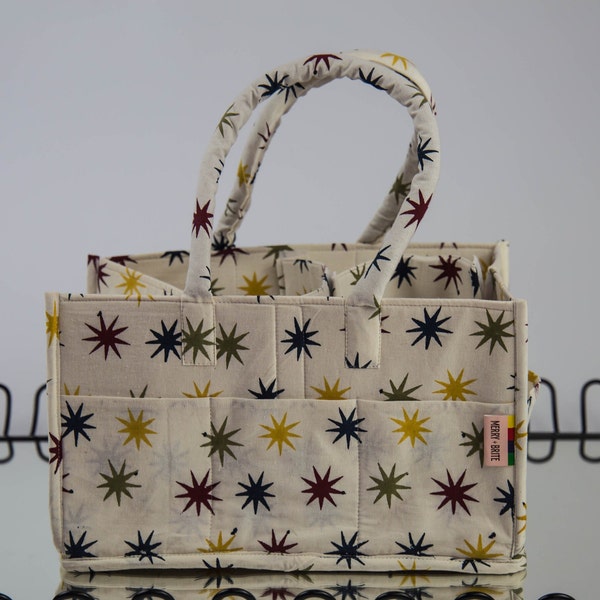 Star Print Nappy Caddy