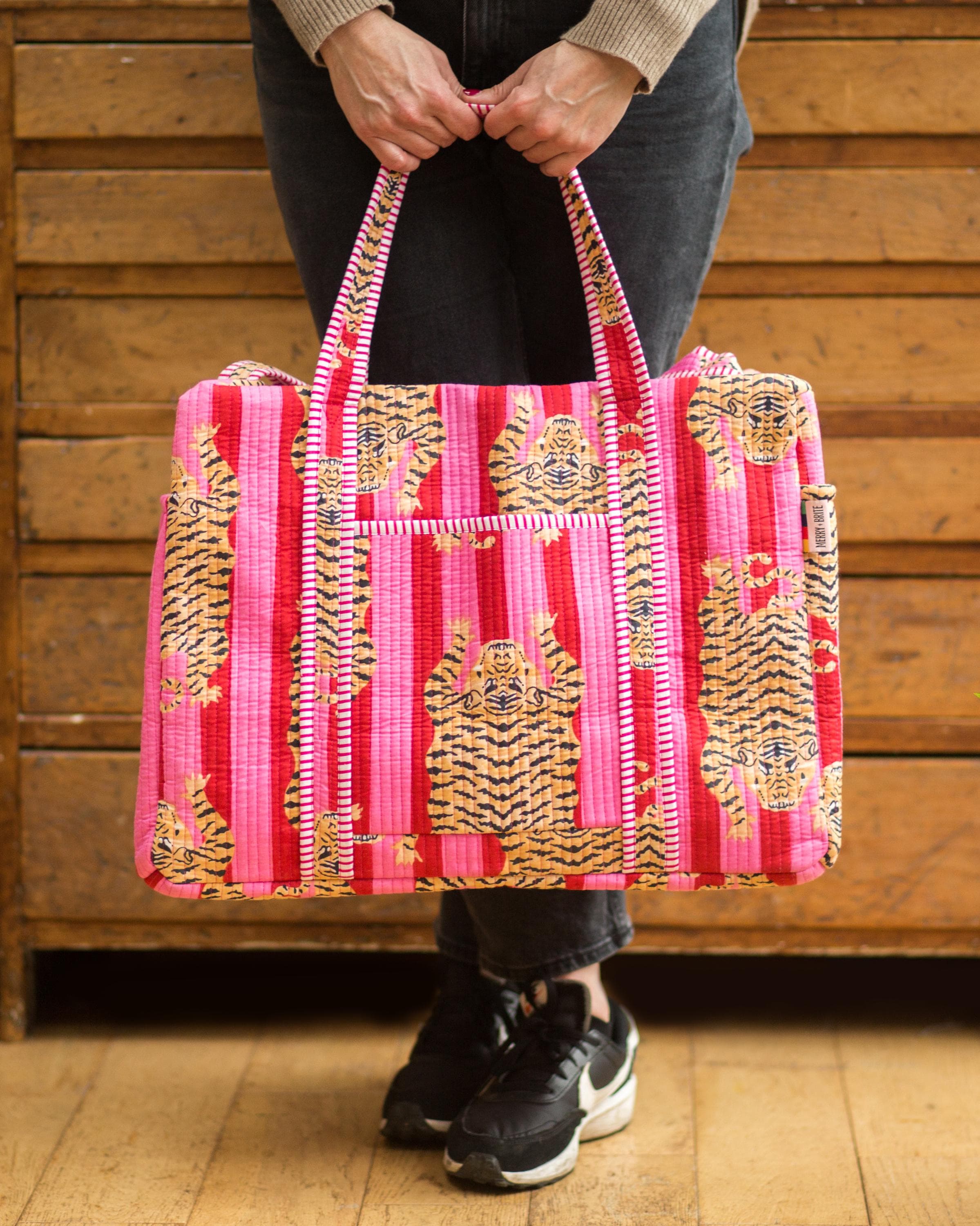 Furry Pink Tote Bag - Etsy