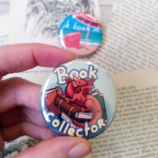 Book Meme Buttons - Book Pun Buttons - English Pun Button