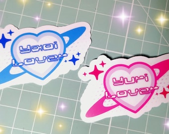 Yaoi BL Yuri GL Lover Y2K Logo Style Sticker