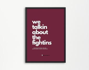 Philadelphia Phillies "We Talkin About The Fightins" Wall Art Digital Download