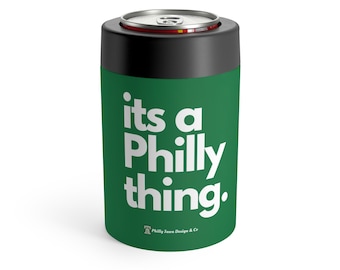 Philadelphia Eagles Can Holder: "It's A Philly Thing" Stainless Steel Koozie
