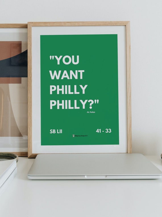 Philadelphia Eagles Philly Special "You Want Philly Philly?" Digital Wall Art