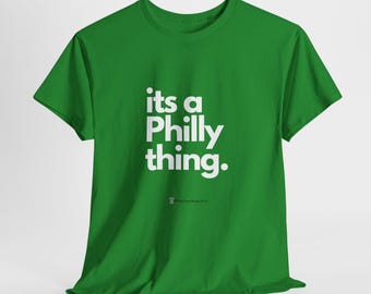 Camiseta de fútbol de los Eagles para aficionados a los deportes de Filadelfia "Its a Philly Thing" Regálele un regalo a él o a ella
