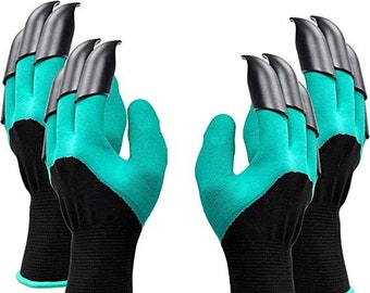 garden gloves with claws