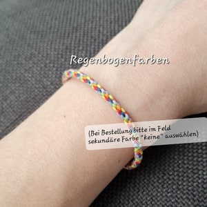 Geknüpftes Armband Freundschaftsarmband geknüpft Bild 6