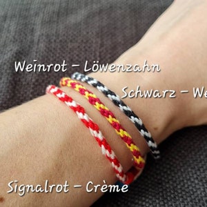 Geknüpftes Armband Freundschaftsarmband geknüpft Bild 2