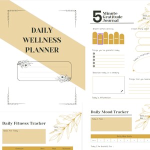 Daily Wellness Planner