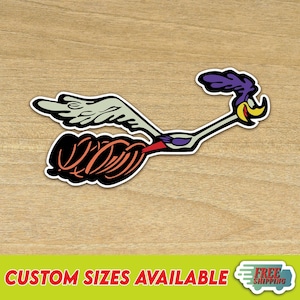 Vintage Plymouth Road Runner Logo Vinyl Decal Sticker - *Multiple Sizes* - **Free Shipping**