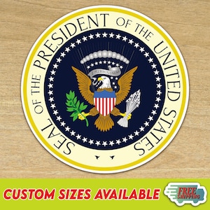 Presidential Seal Vinyl Decal Sticker USA - *Multiple Sizes* - **Free Shipping**
