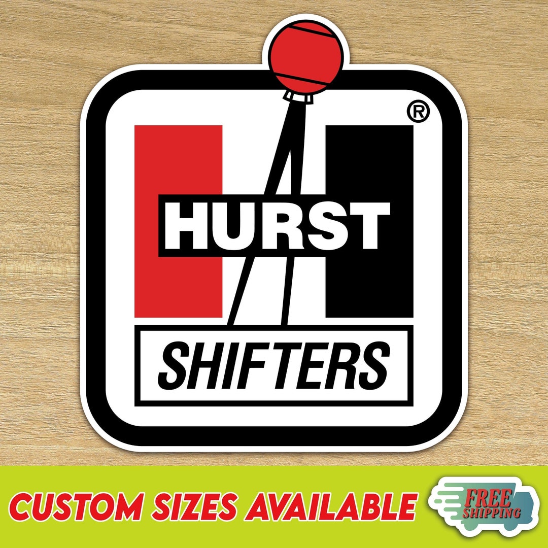 Hurst Shifters Logo Vinyl Decal Sticker multiple Sizes free Shipping Etsy