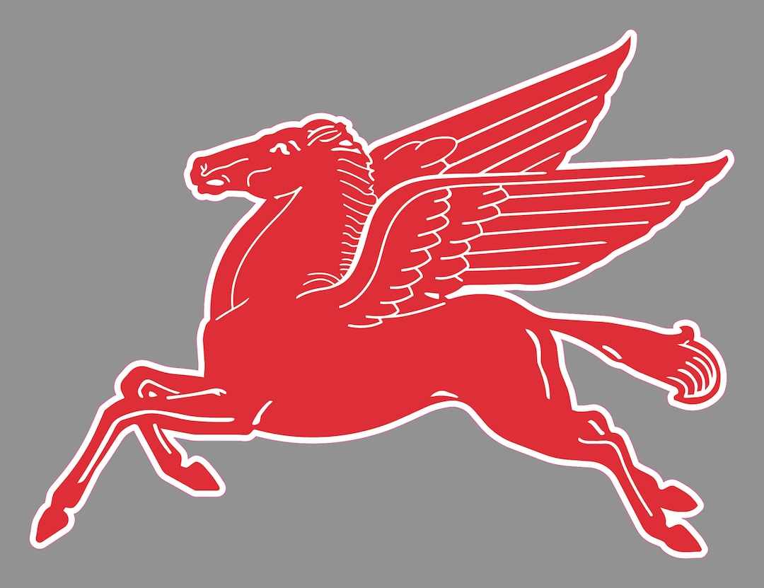 Mobil Pegasus Logo Vinyl Decal Sticker multiple Sizes - Etsy