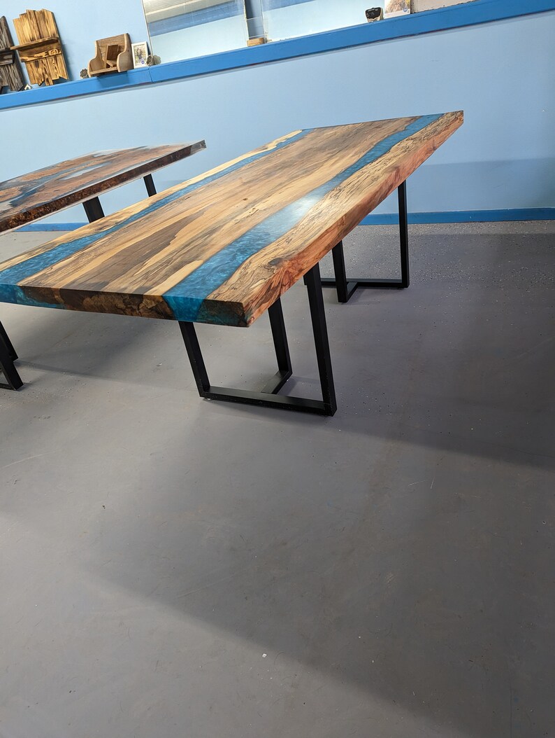 Epoxy Live Edge River Table Etsy