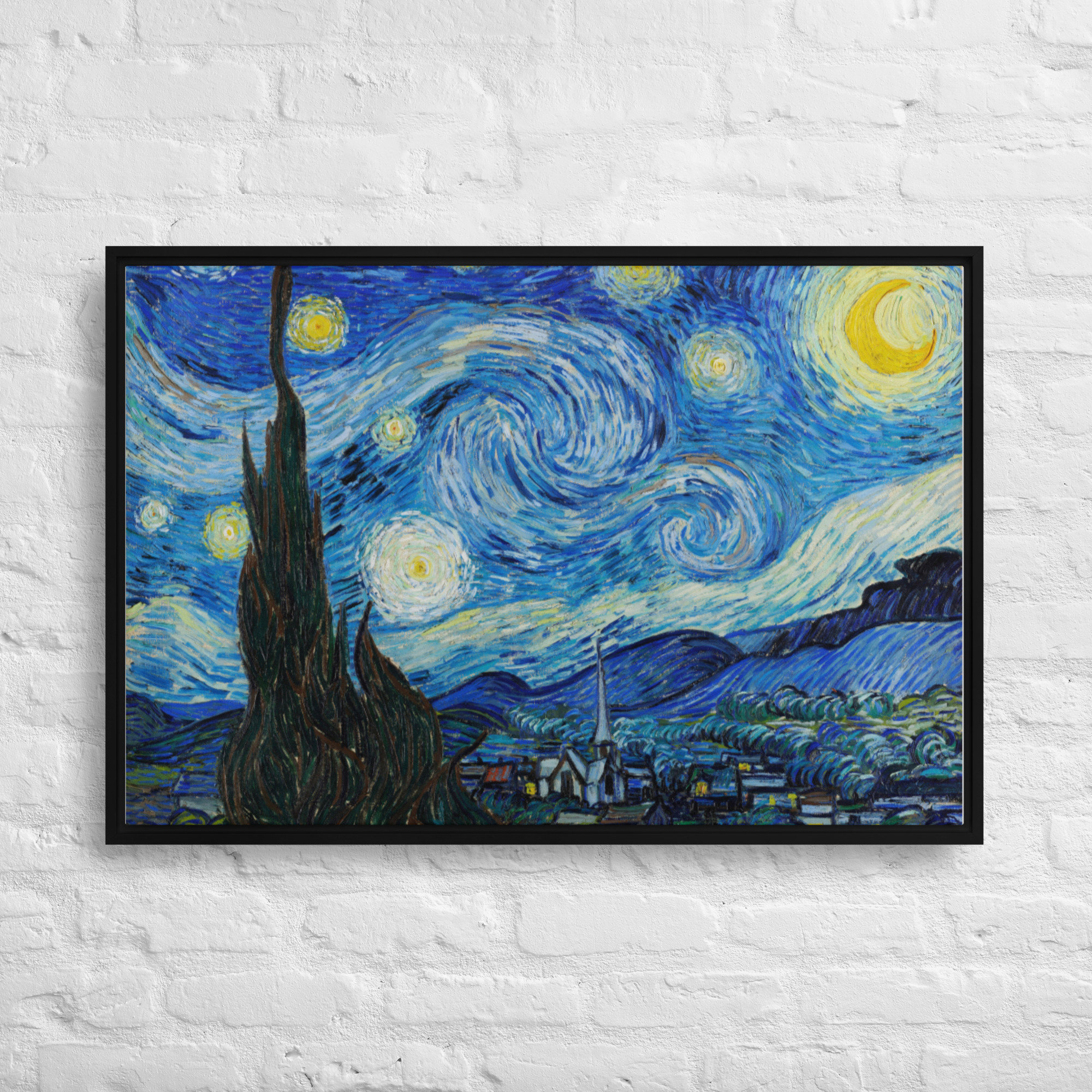 フィンセント・ファン・ゴッホの『星月夜』（1889年） - Etsy 日本