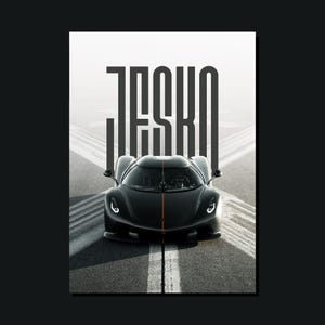 Jesko Car Print: Automotive Design Wall Art (Digital Download)