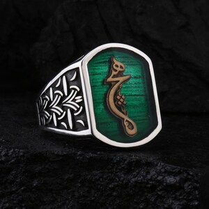 Islamic Gift for Men, "Nothingness" Written Men's Islamic Silver Ring, Handmade Silver Ring, Gift for Men, Gift for Husband