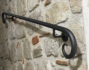 Wrought Iron Handrail Riccio Positano from 50 to 450 cm for indoors and outdoors - 100% made in Italy product