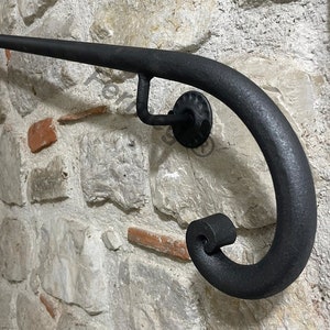 Wrought Iron Handrail with Riccio Firenze from 50 cm to 450 cm diameter 25 for internal and external 100% made in Italy image 2