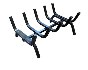 Iron Log Holder for Fireplace and Stove – Handcrafted Log Burner 30x20x15h cm – Compact Design – Made in Italy