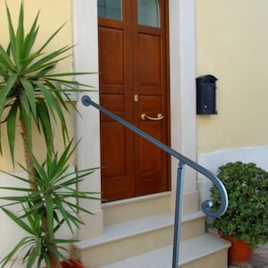 Corrimano in Ferro Battuto Artigianale – Modello Venezia – Altezza 90 cm – Lunghezze Personalizzabili – Made in Italy – Interno Esterno