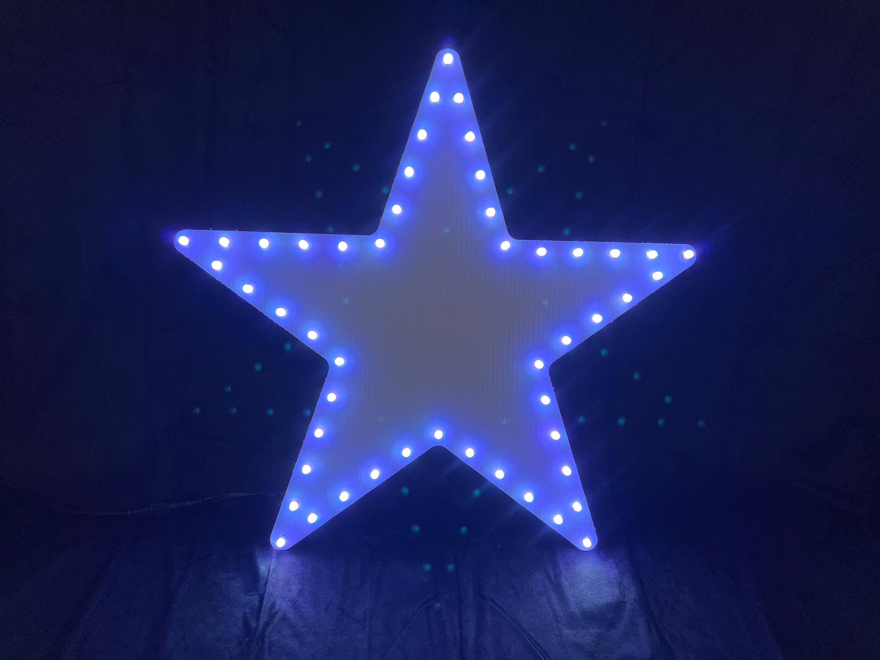 WS2811 12v Smart LED Star Prop 50 or 100 LED Light Show Prop Xlights Etsy