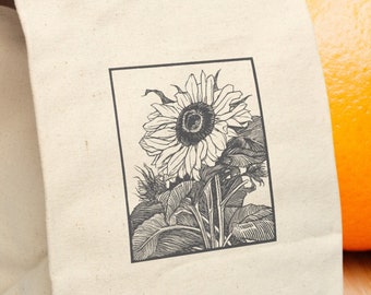 Cottagecore Bag, Canvas Lunch Bag with Strap, Goblincore Bag, Lunch Tote, Lunch Bag for Women, Cute Lunch Bag