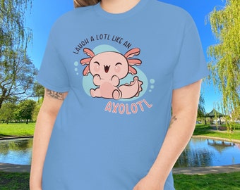 Axolotl Shirt, Axolotl Lover Gift, Funny Cute Axolotl Shirt, Adult Youth Kid Trendy Shirt, Axolotls Mexican Salamander Shirt, Pink Axolotl
