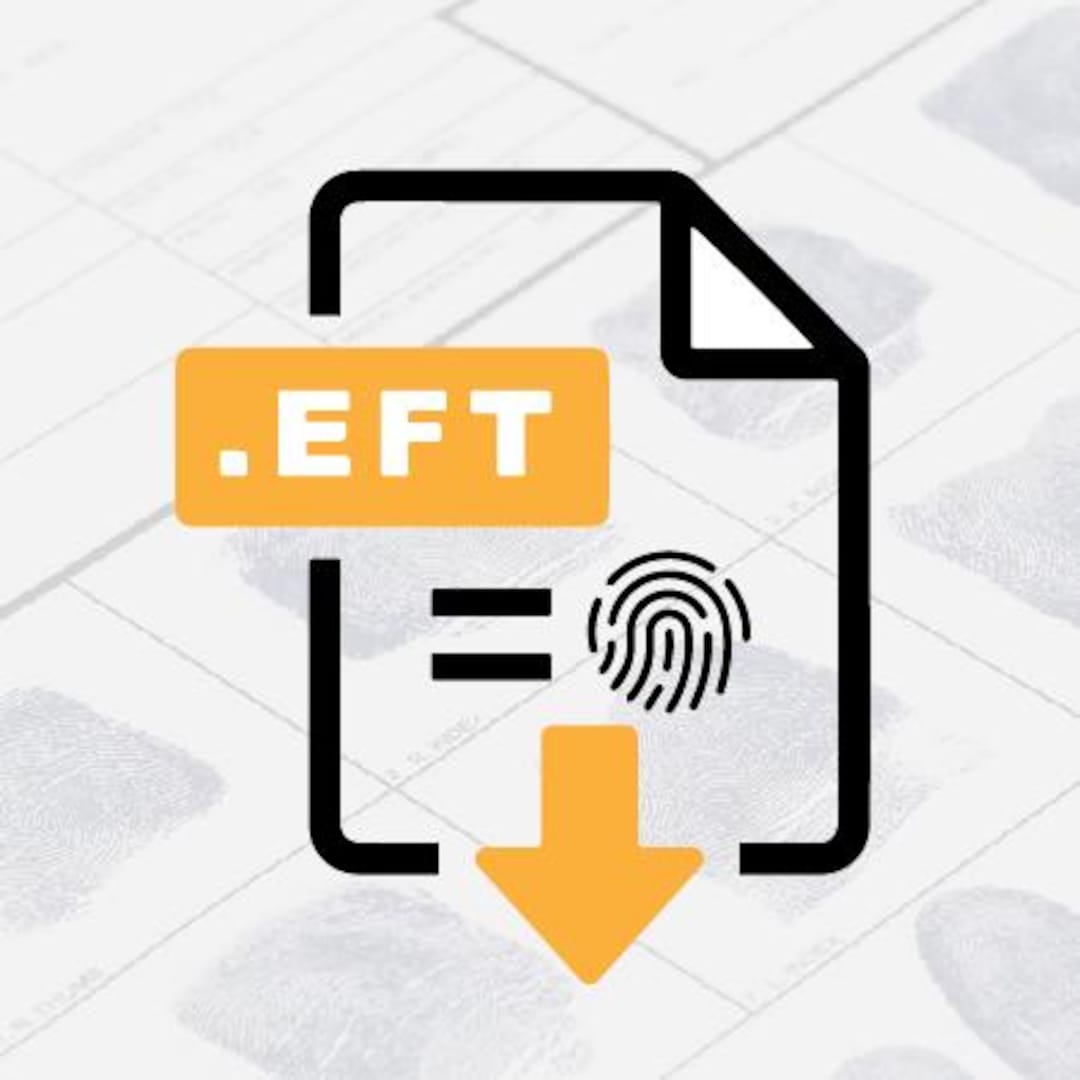 Convert Fingerprint Card to EFT File - Etsy