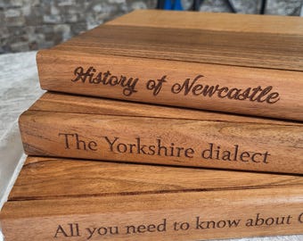 Ensemble personnalisé de planches à découper en forme de livre, nouvelles planches à découper de bibliothèque pour cadeau d'amateur de livres