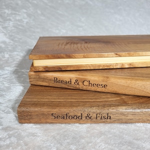 Personalized Book Shaped Cutting Board Walnut: Custom Book Lovers Gifts