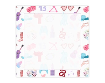 All Things Eras Tour Post-it® Notiz Pad | Nachhaltige Post-it Haftnotiz | Größe: 10x10