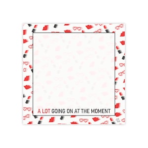 Viel los Im Moment To Do Liste Sticky Notepad | Post-it® Notizblöcke | 2 Größen: 3x3, 4x4 | Nachhaltiges Papier