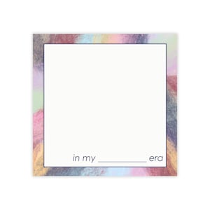 Eras Sticky Note | Get It Off My Desk To Do List Sticky Notepad | Post-it® Note Pads | 2 Sizes: 3x3, 4x4 | Sustainable Paper