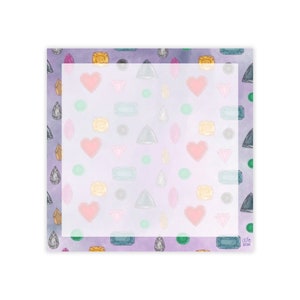 Bloc de notas Post-it® con piedras preciosas Bejeweled / Notas Post-it sostenibles / Dos tamaños: 3x3, 4x4